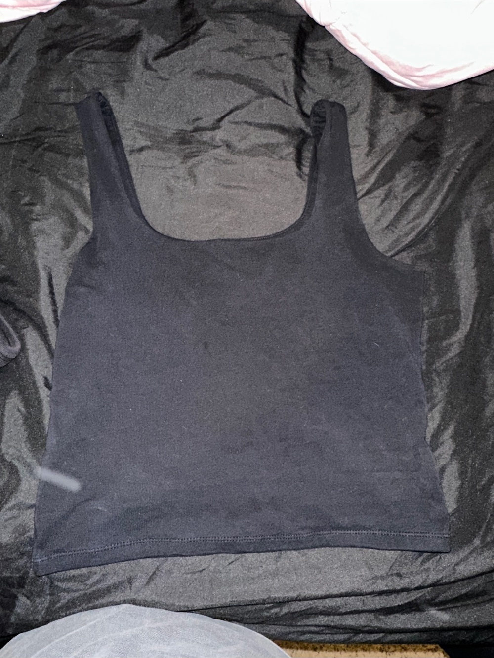Old Navy Black Square-Neck Tank